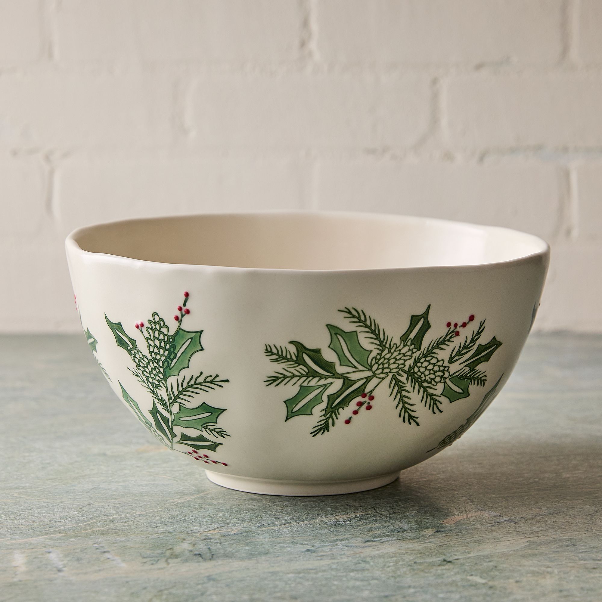 Tannenbaum Stoneware Serving Bowl | West Elm