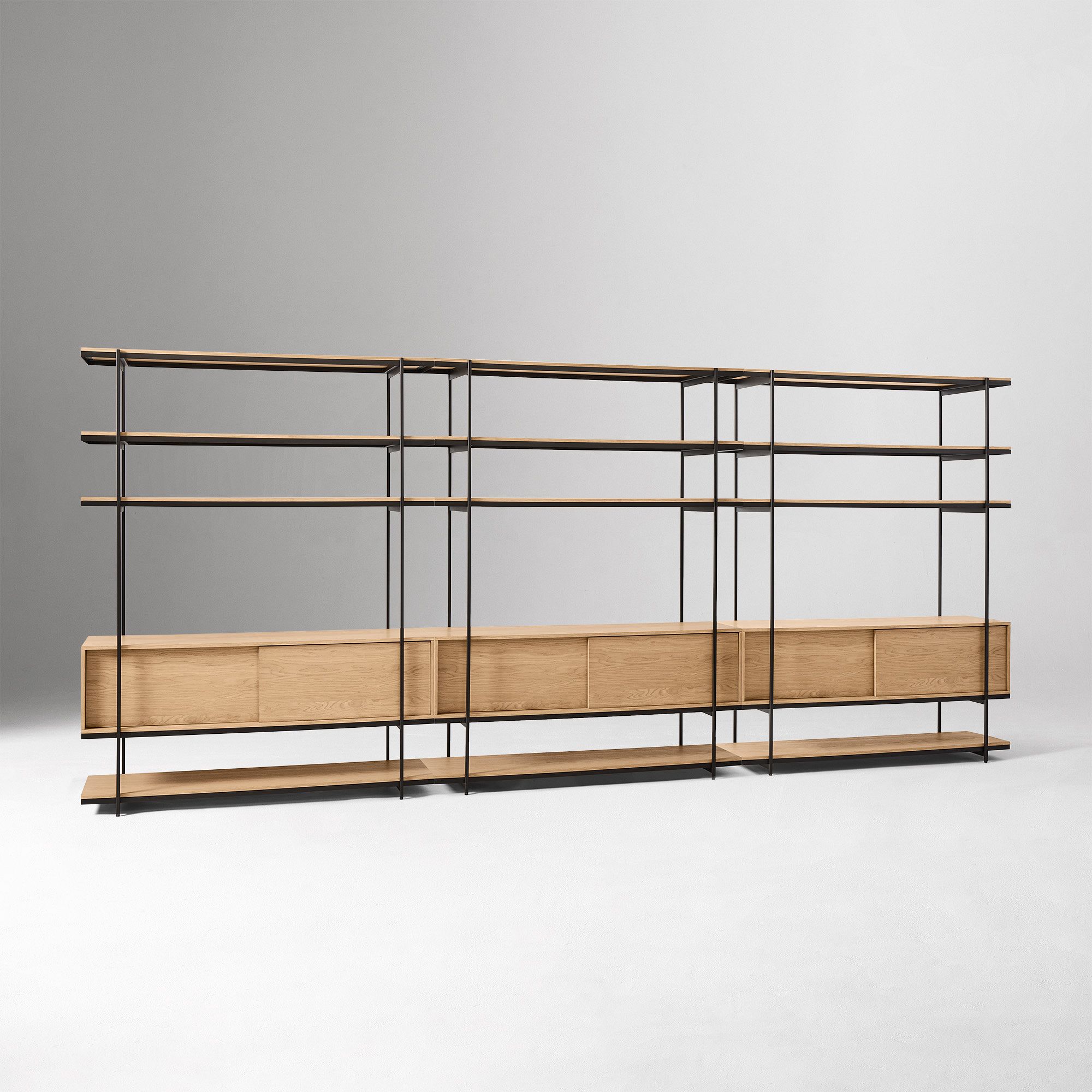 Pierce Wide Shelf Unit (60") | West Elm