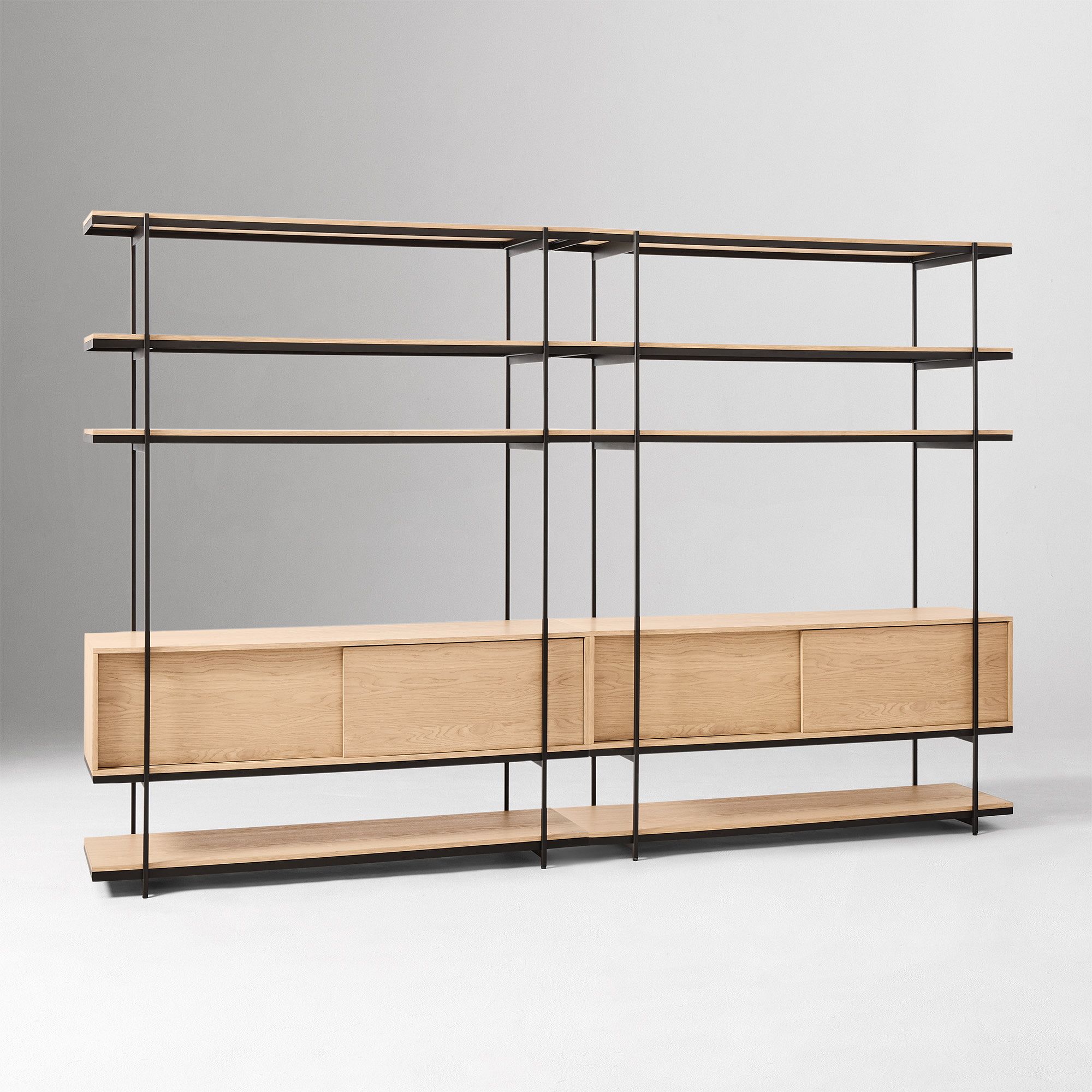 Pierce Wide Shelf Unit (60") | West Elm