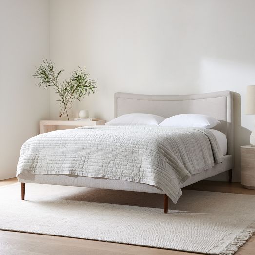 Myla Bed - Wood Legs | West Elm