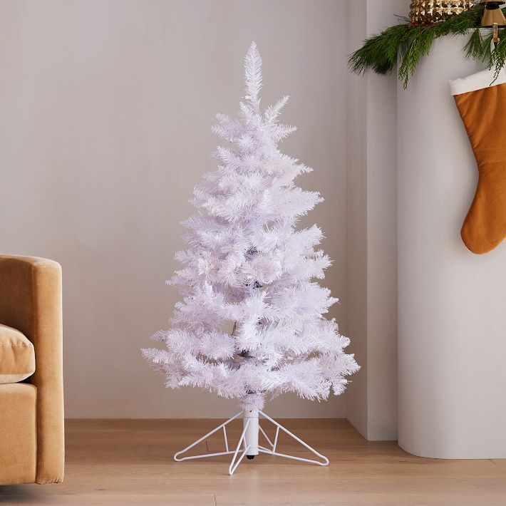 Mini white christmas tree sales