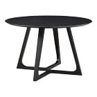 Sculptural Solid Wood Round Dining Table (47.5&quot;)