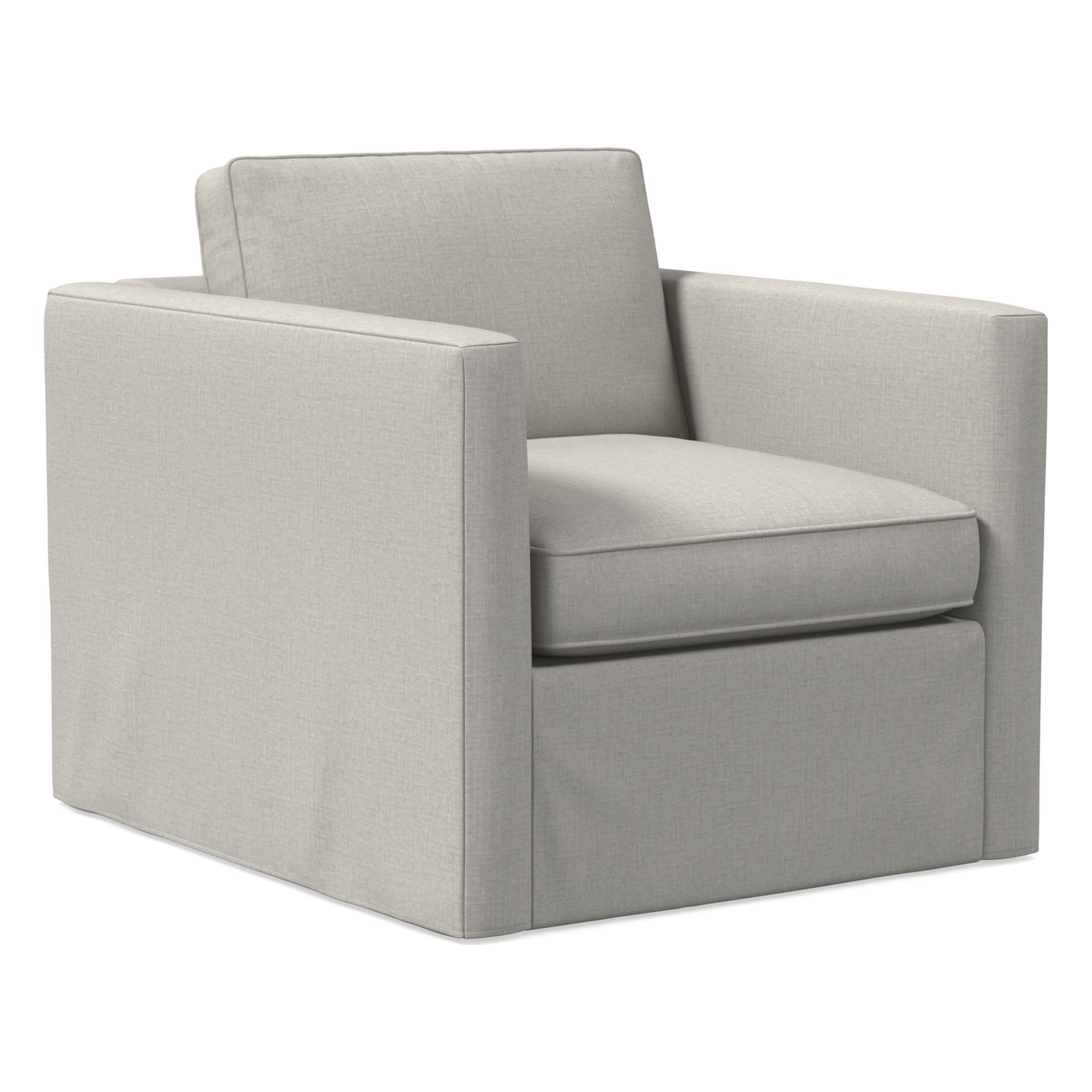 Harris Skirted Slipcover Chair | West Elm