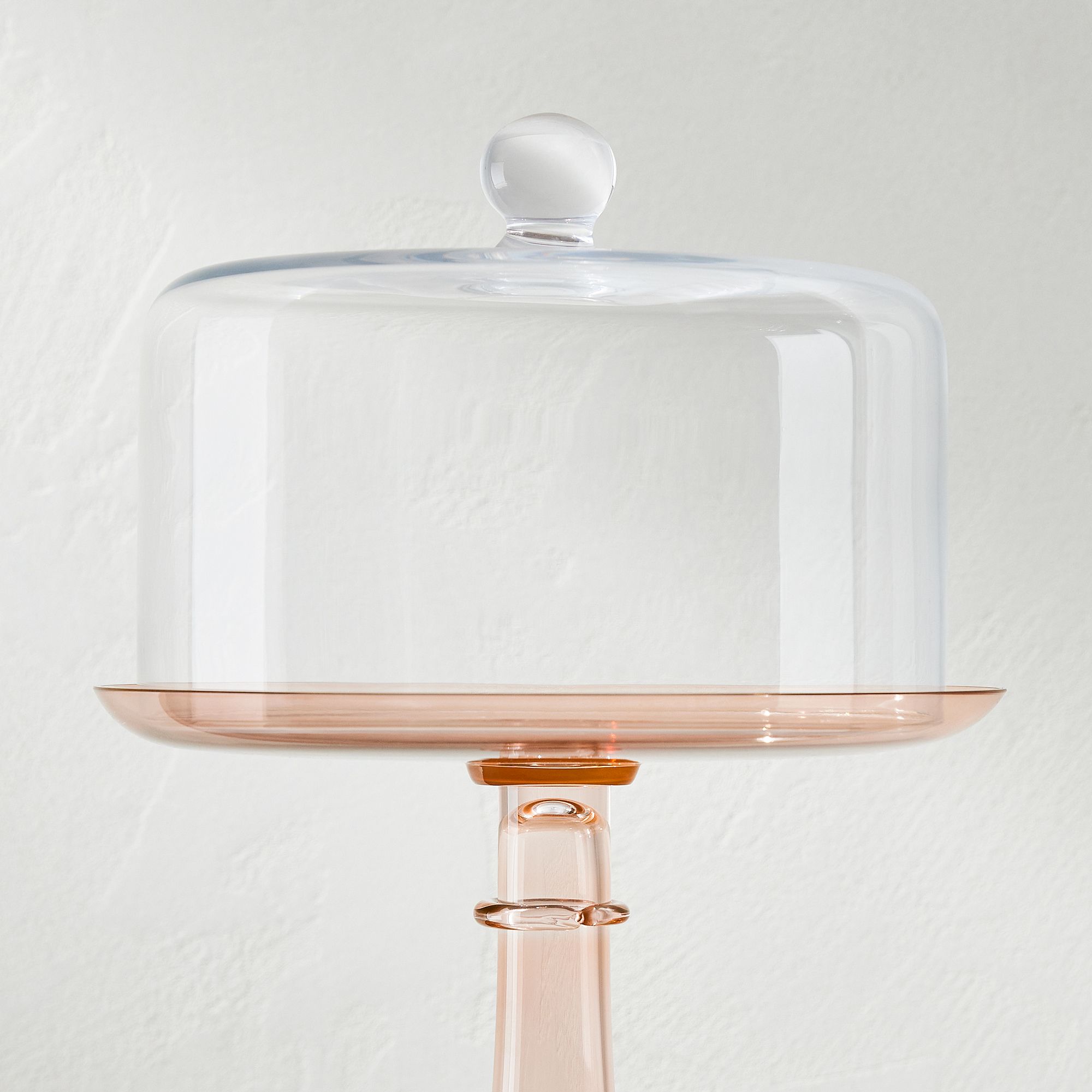 Estelle Colored Glass Cake Stand & Dome | West Elm