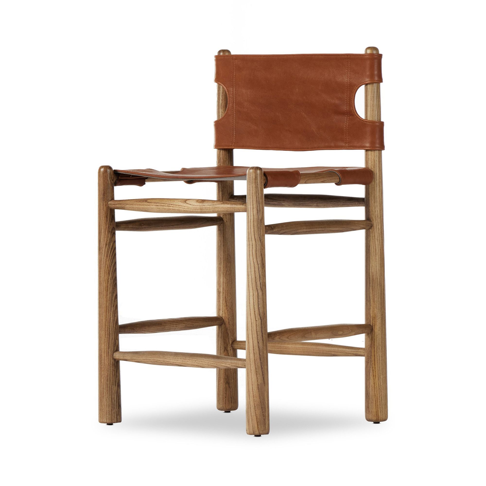 Xadrian Leather Bar & Counter Stools | West Elm