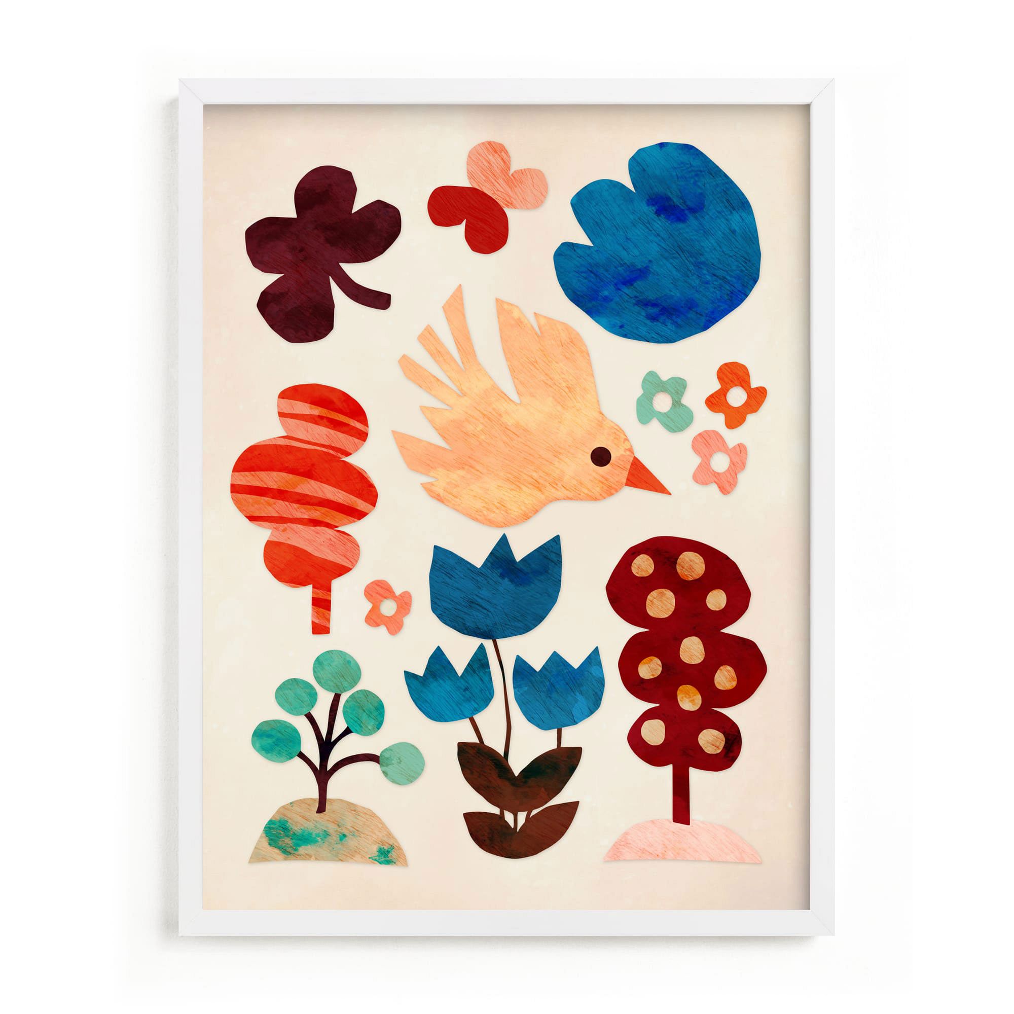 Bird & The Forest Framed Wall Art By Minted for West Elm Kids |