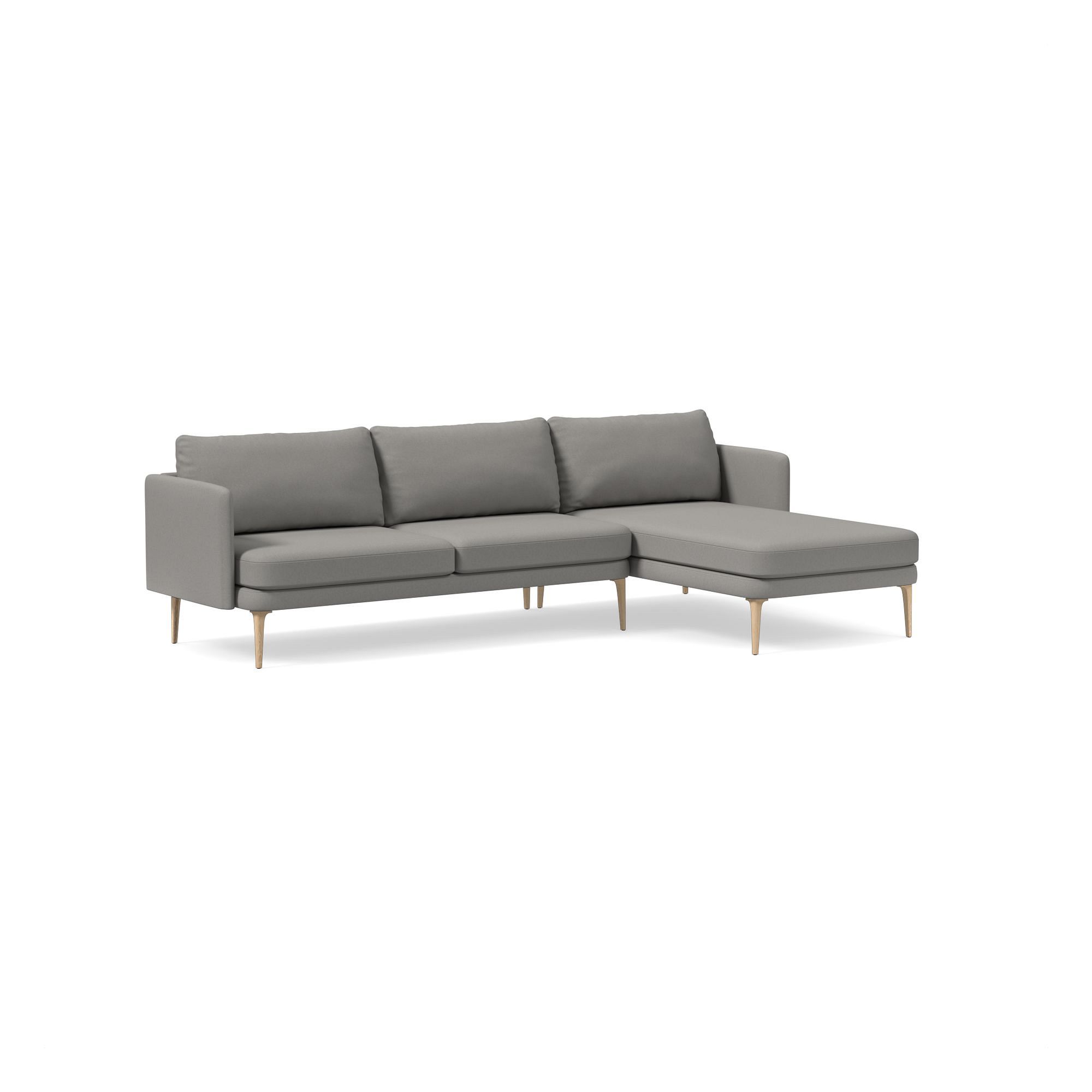 Auburn 2-Piece Chaise Sectional (107") | West Elm