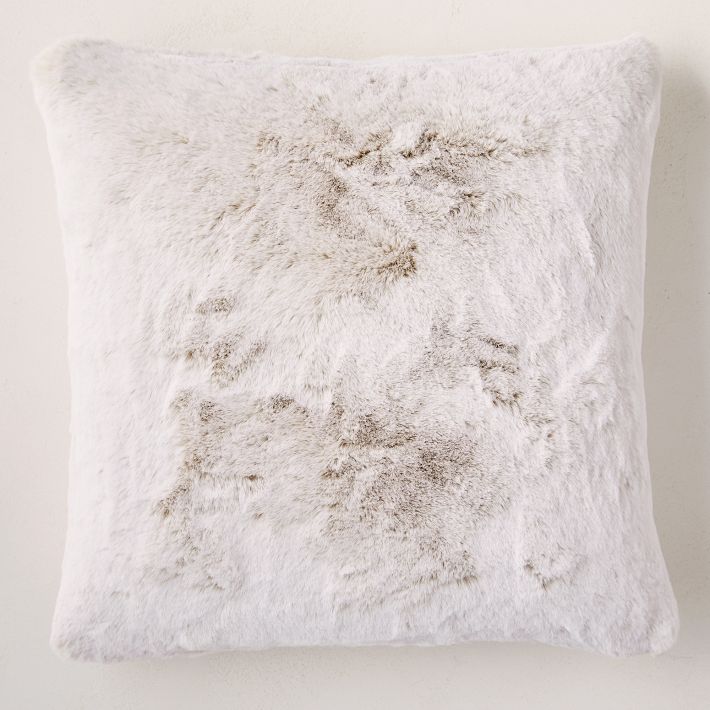 Faux Fur Chinchilla Pillow Cover