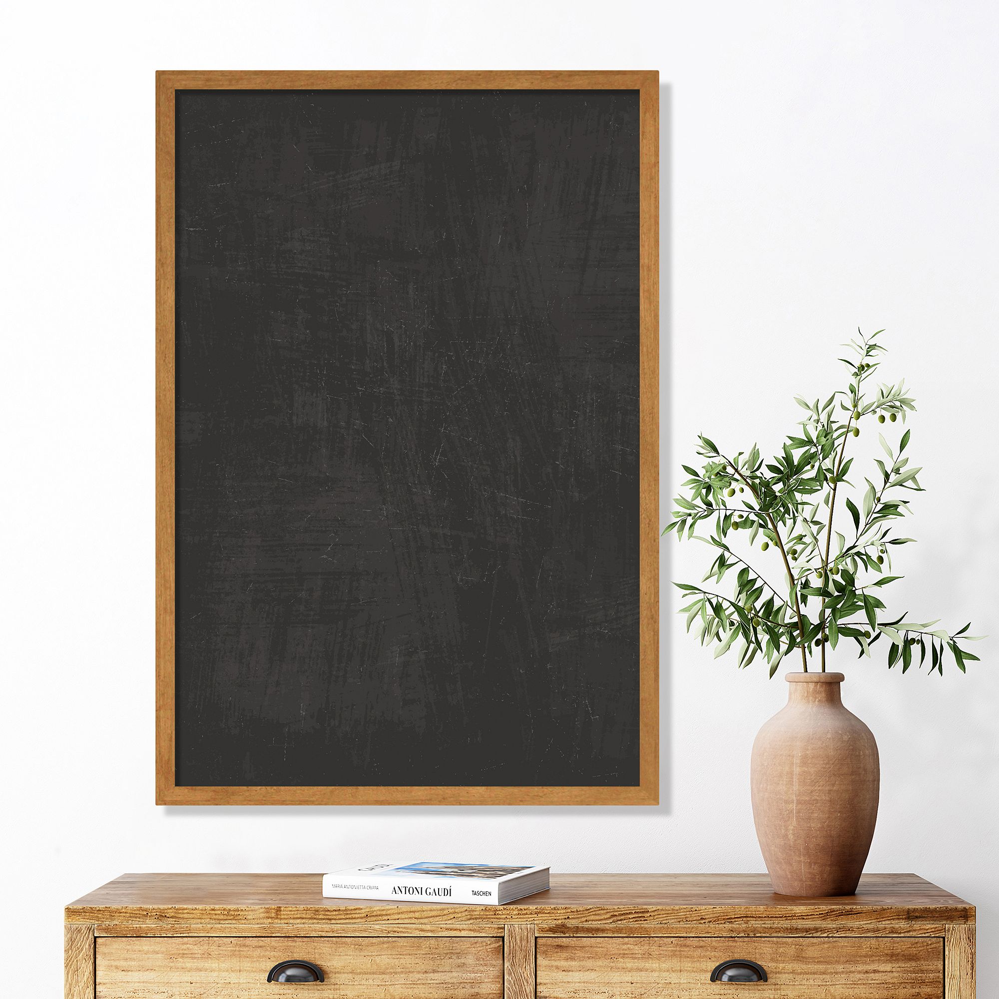 Girl Friday Framed Chalkboard w/ Chalk Ink Markers | West Elm