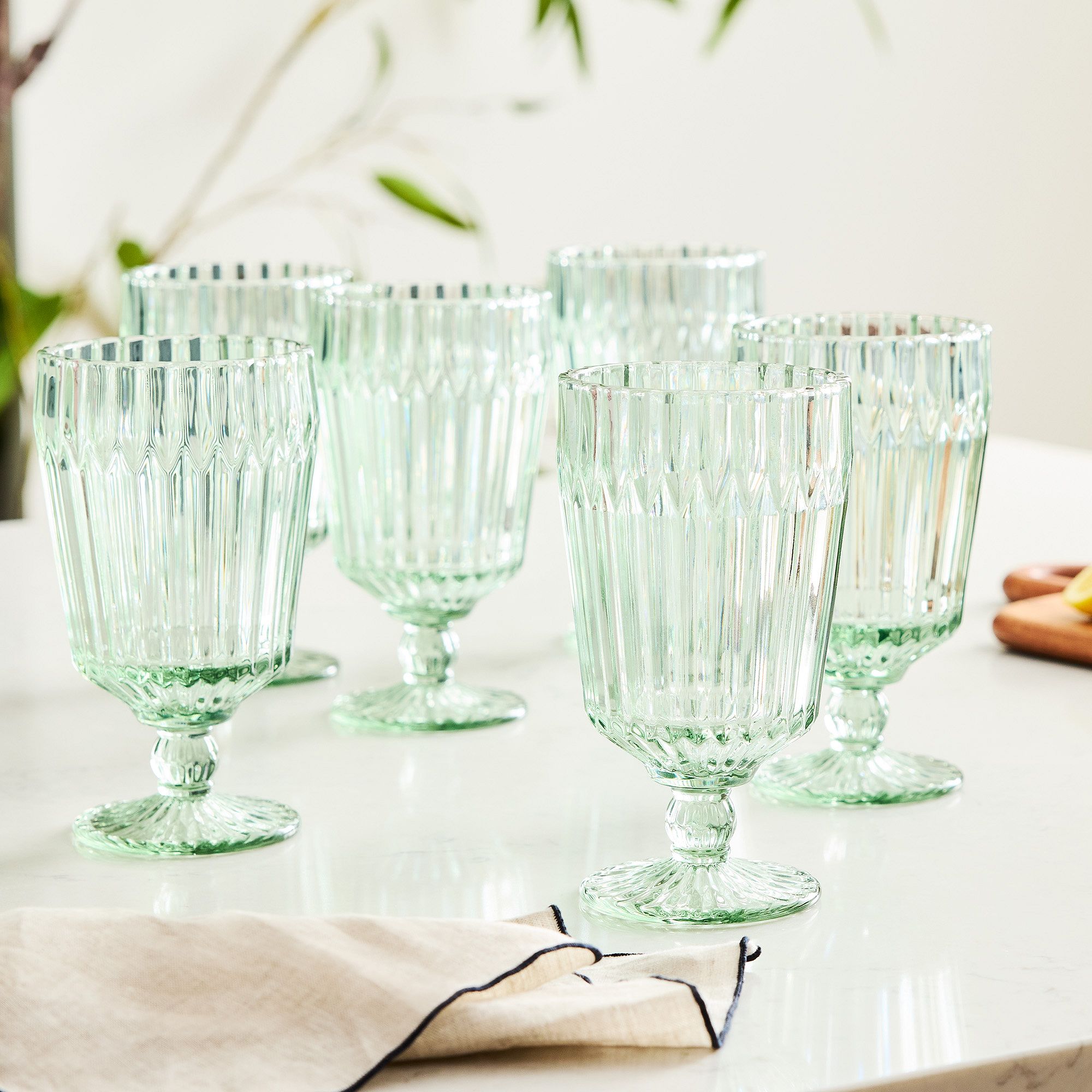 Archie Wine Glasses (Set of 6) | West Elm