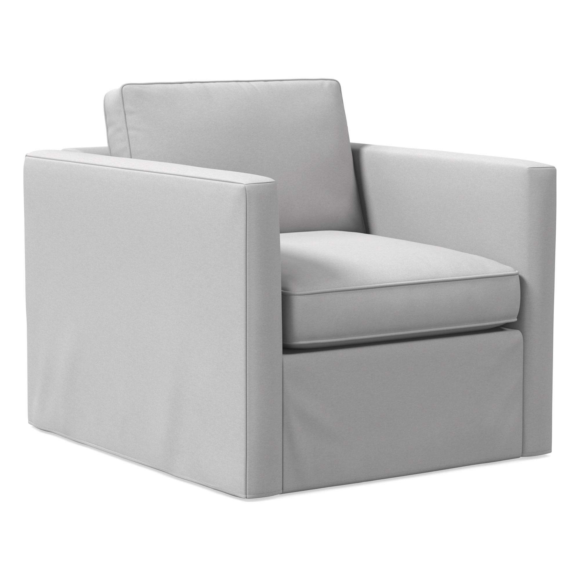 Harris Skirted Slipcover Chair | West Elm