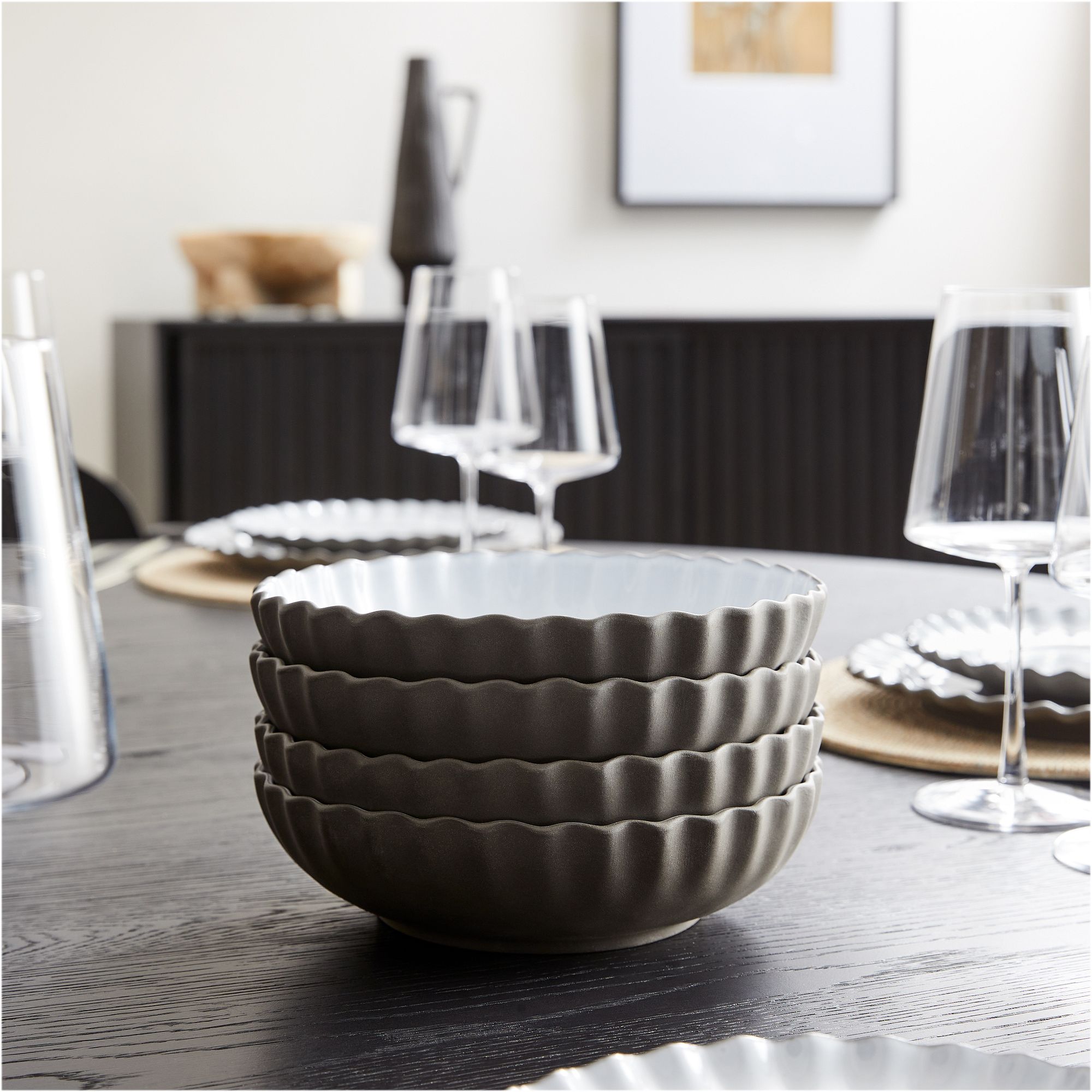 Costa Nova Festa Stoneware Pasta Bowls (Set of 4) | West Elm