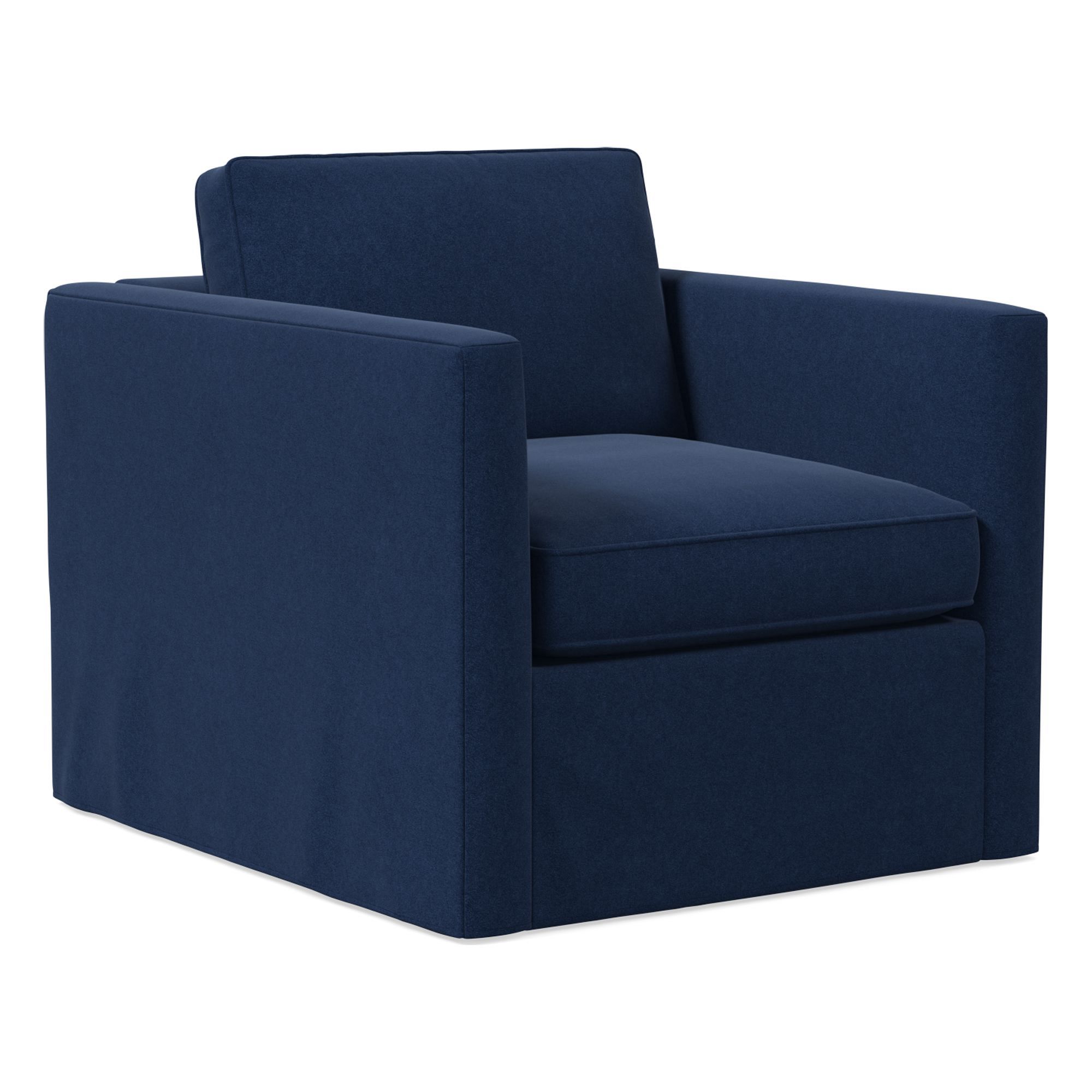 Harris Skirted Slipcover Chair | West Elm