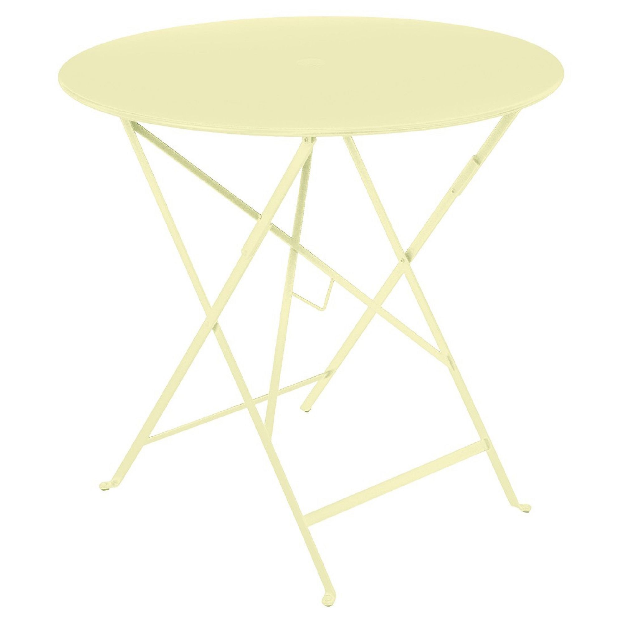 Fermob Metal Outdoor Round Bistro Table (24" – 38") | West Elm