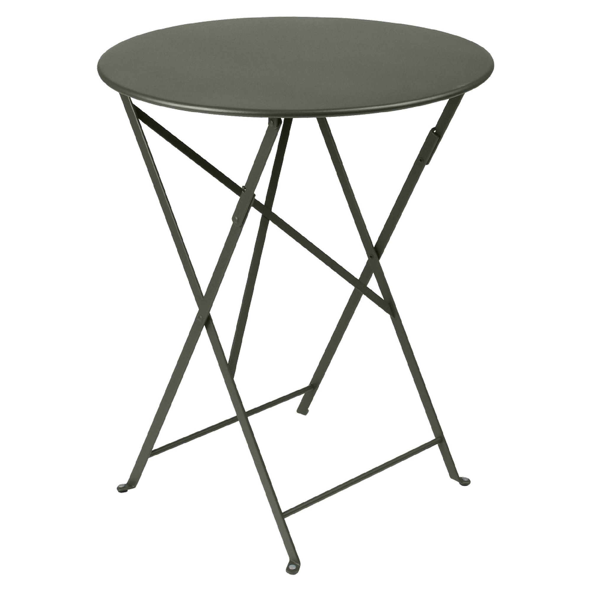 Fermob Metal Outdoor Round Bistro Table (24" – 38") | West Elm