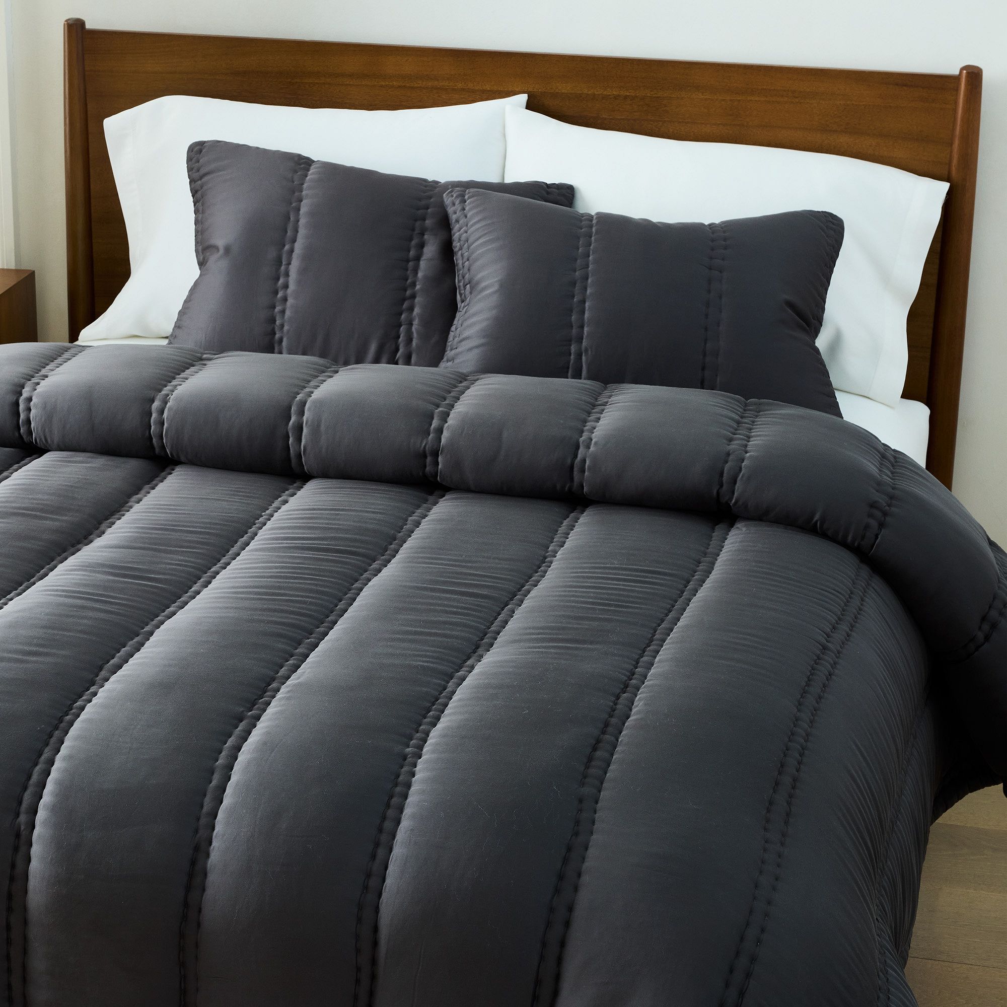 Silky TENCEL™ Plush Comforter & Shams | West Elm