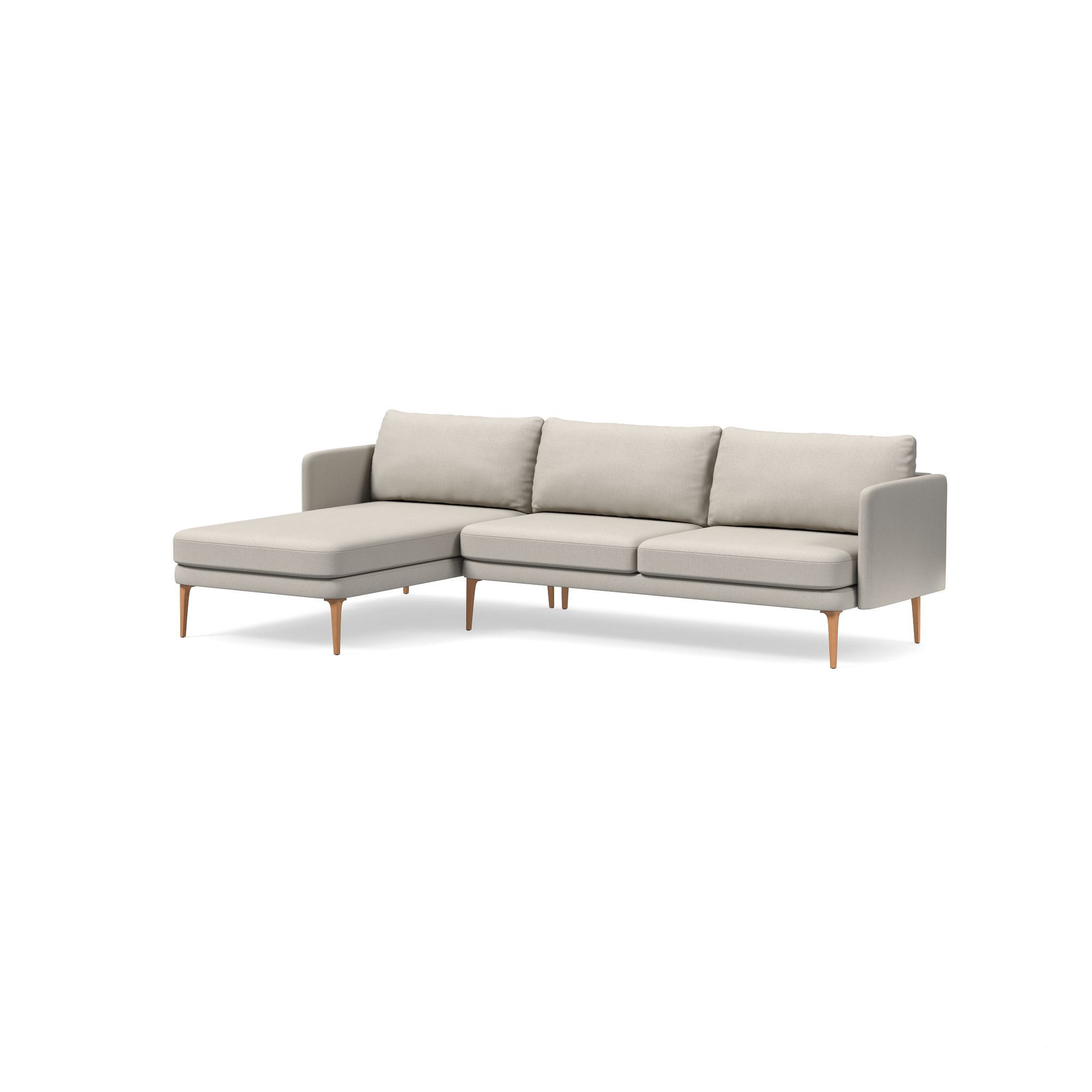 Auburn 2-Piece Chaise Sectional (107") | West Elm