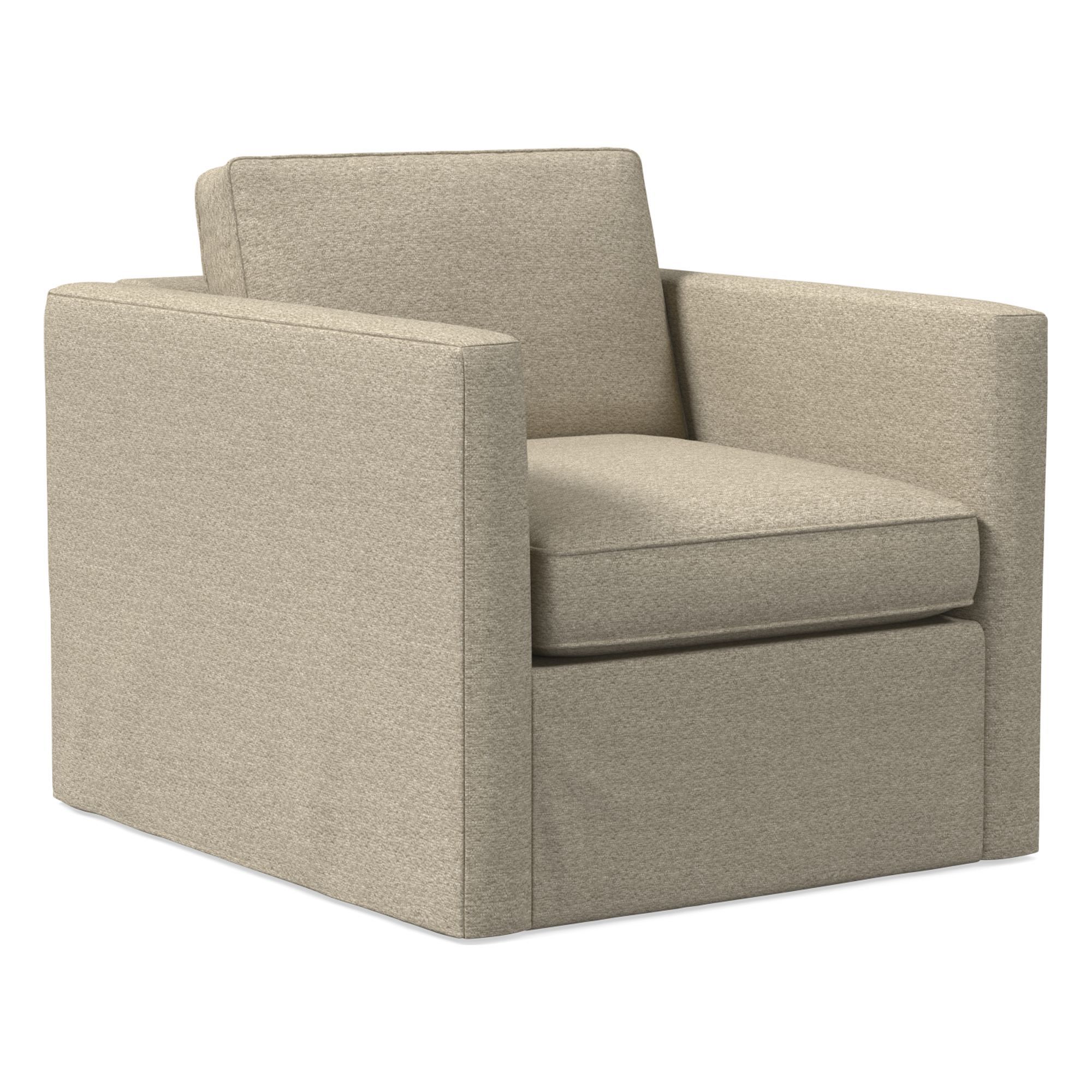 Harris Skirted Slipcover Chair | West Elm