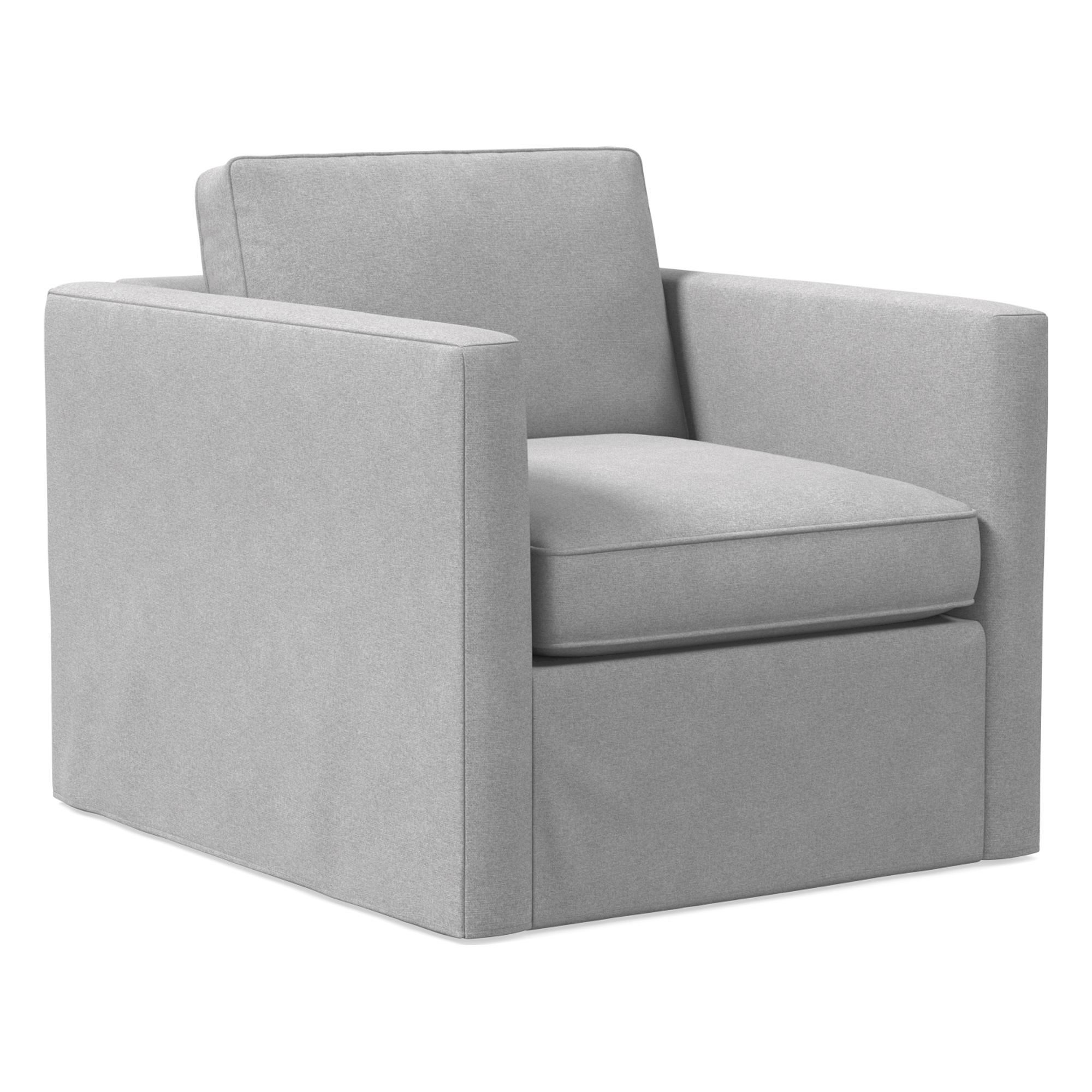 Harris Skirted Slipcover Chair | West Elm