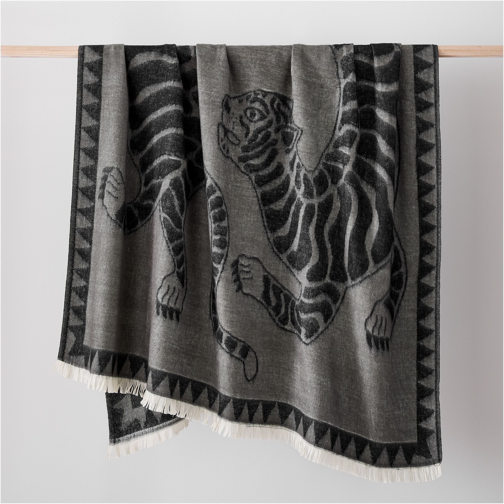 Brushed Woven Tiger Throw | West Elm