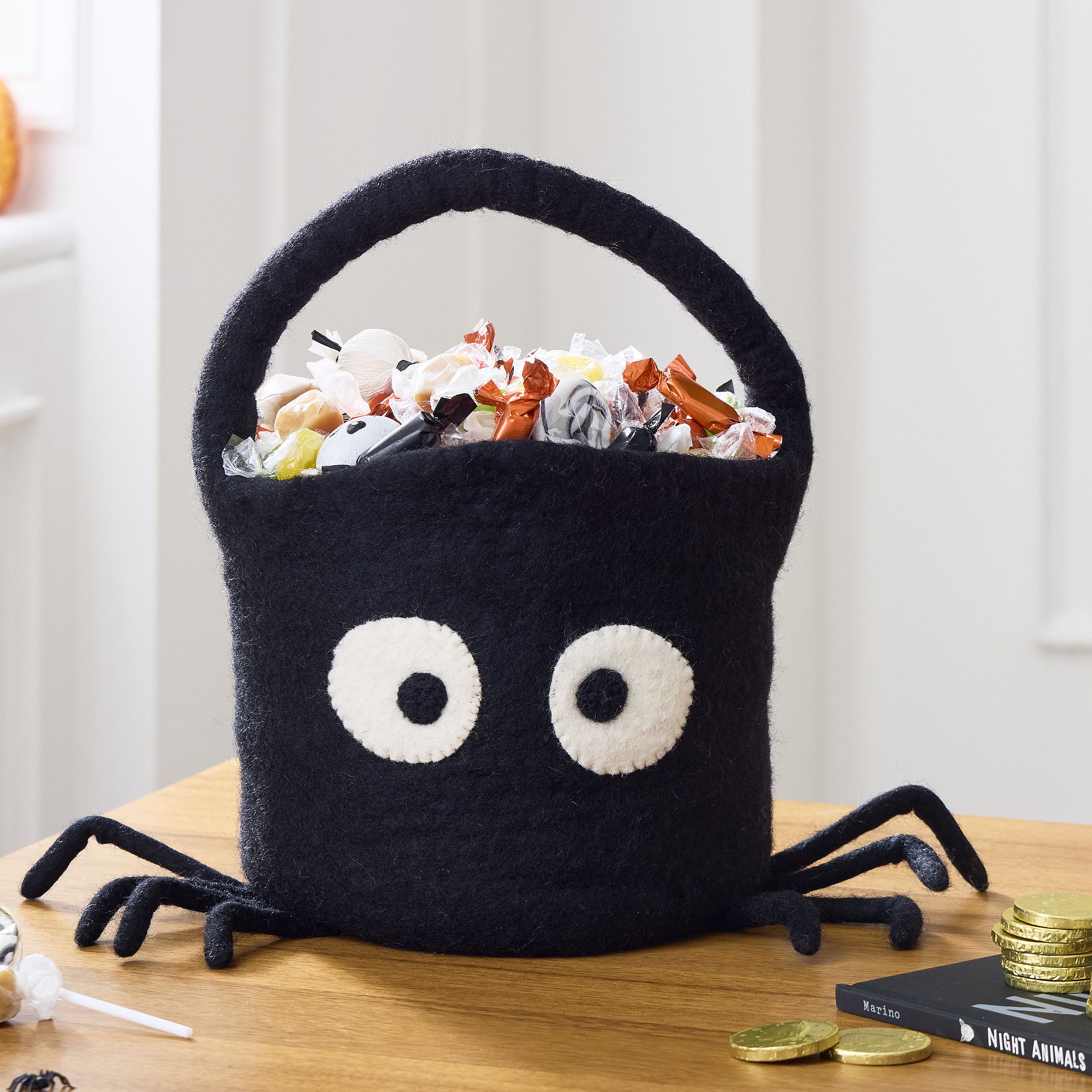 Alt image 1 for Ed Emberley Felt Spider Treat Bucket