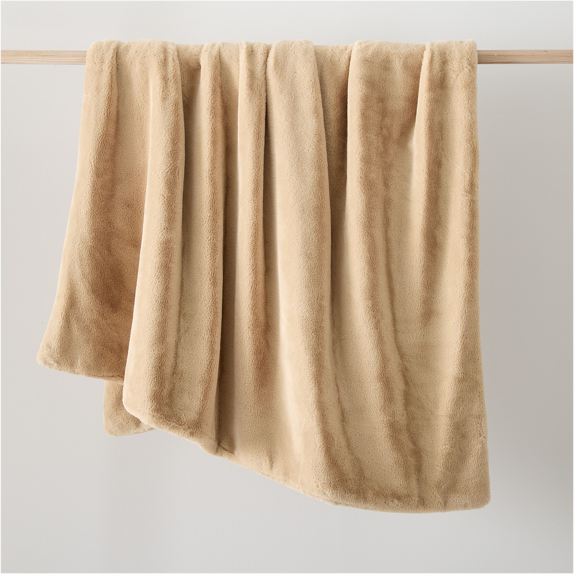 Faux Fur Plush Throw | West Elm