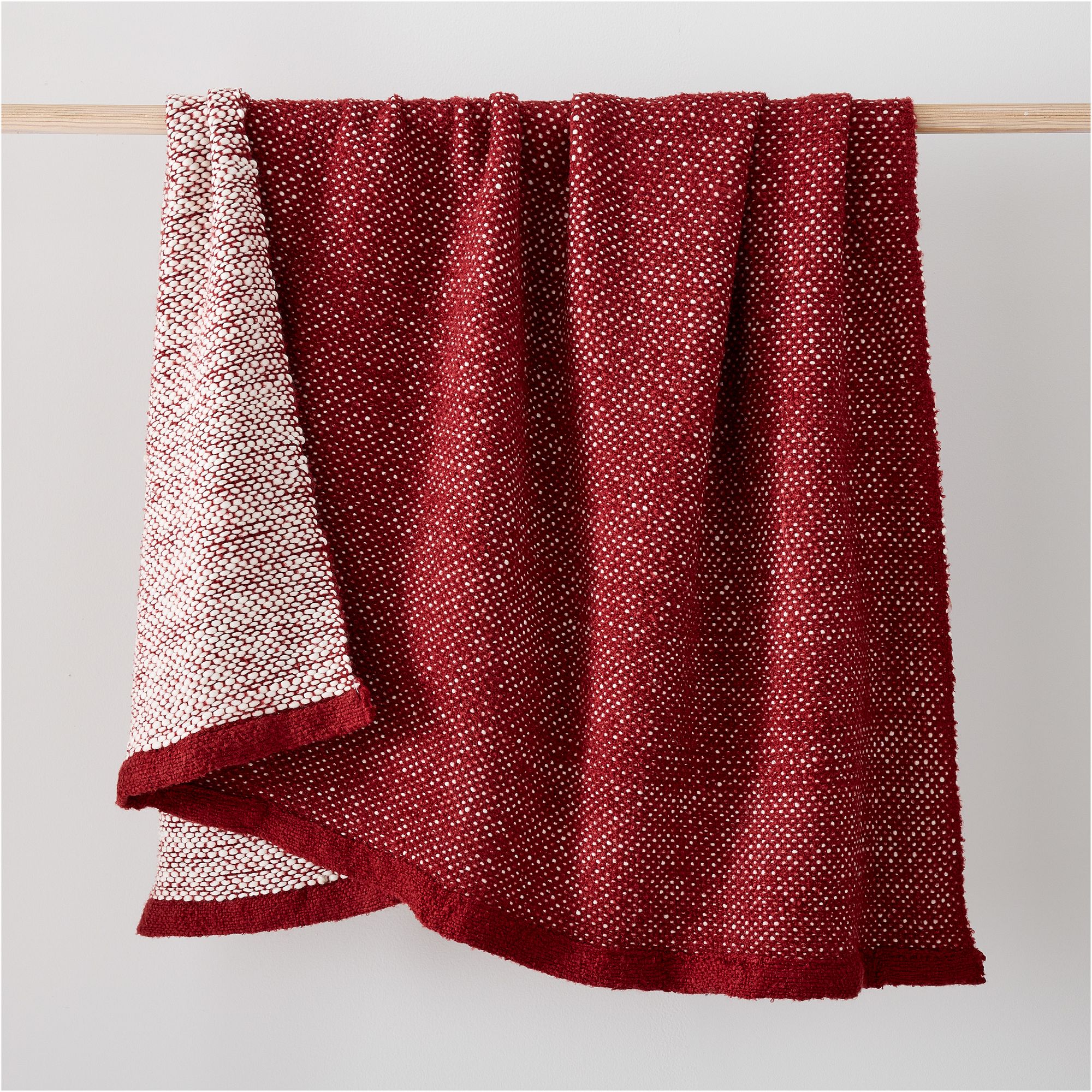 Two Tone Slub Throw | West Elm