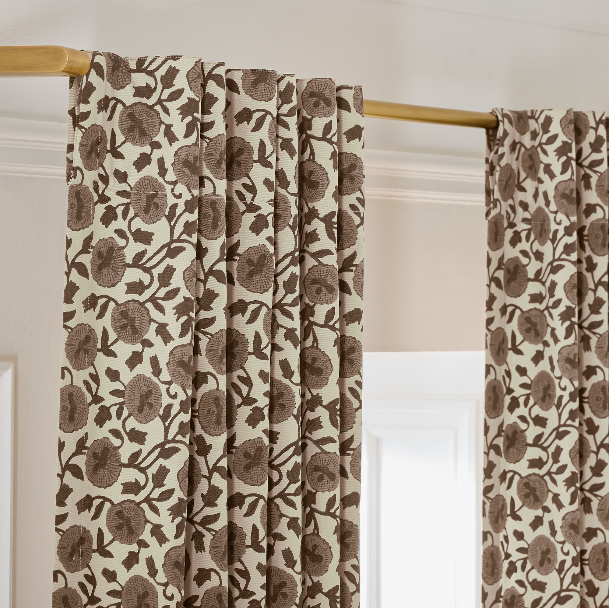 Laney Floral Curtain  | West Elm