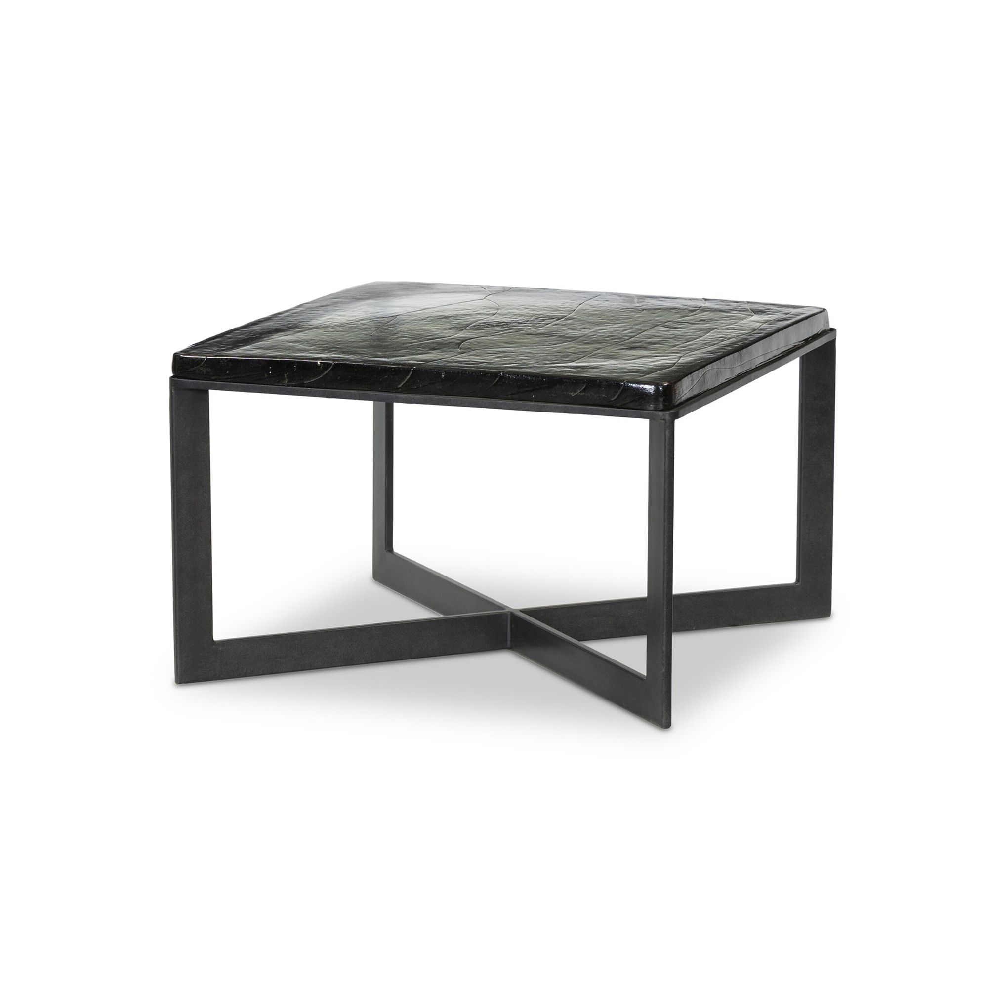 Zelaina Cast Glass Coffee Table (25") | West Elm