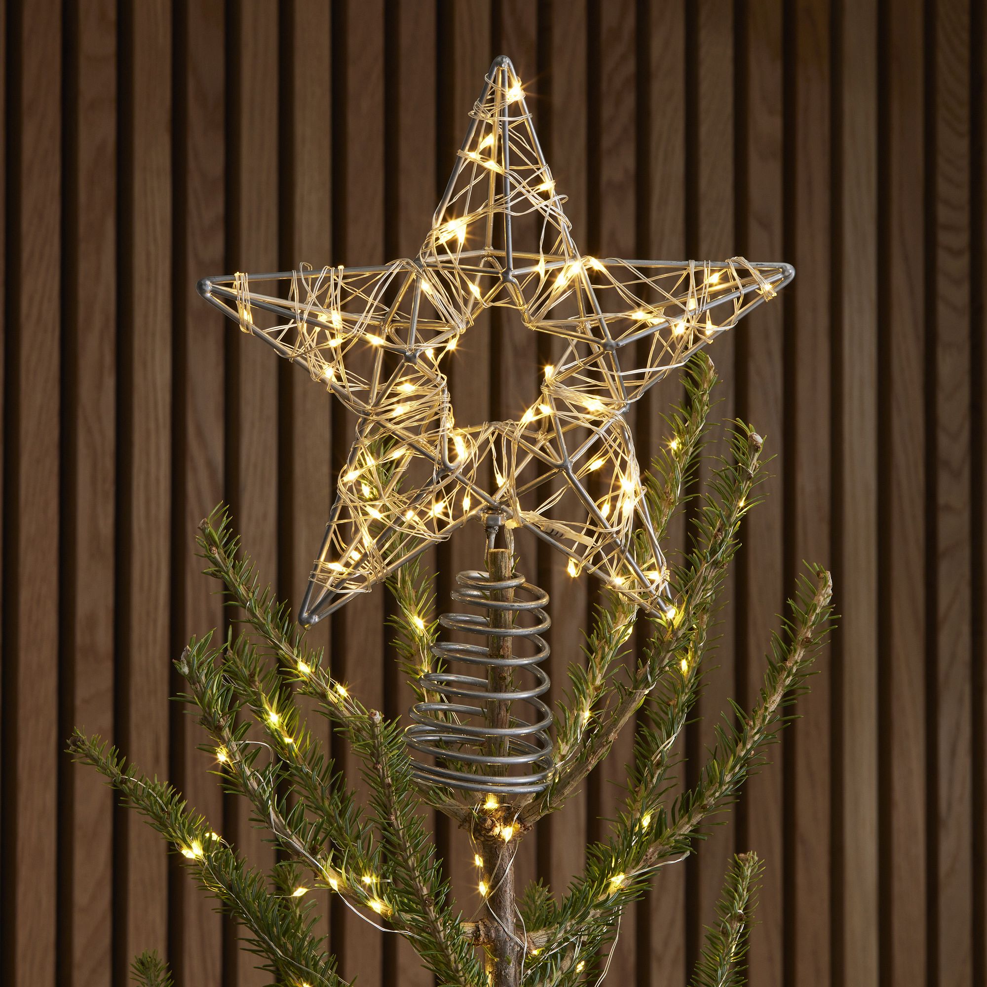 LED Shining Star Tree Topper | West Elm