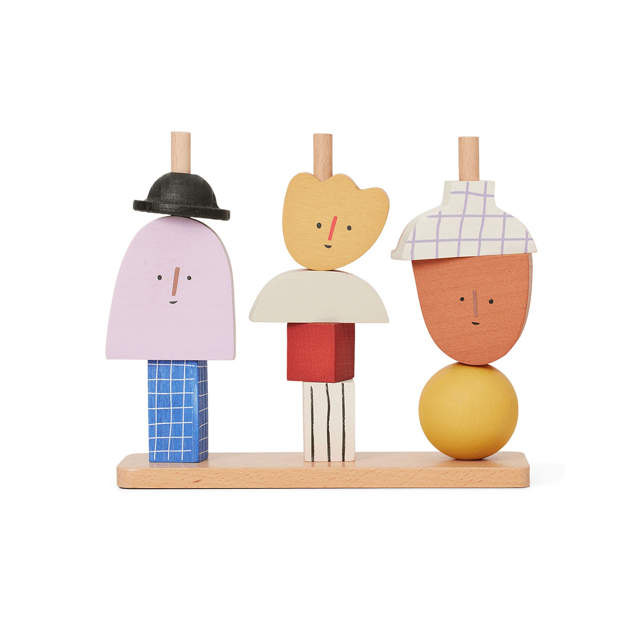 ferm LIVING Character Stacking Blocks | West Elm