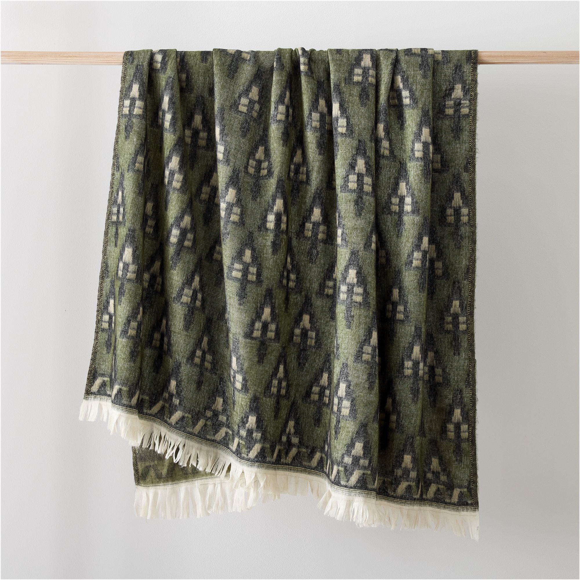 Brushed Woven Tree Throw | West Elm