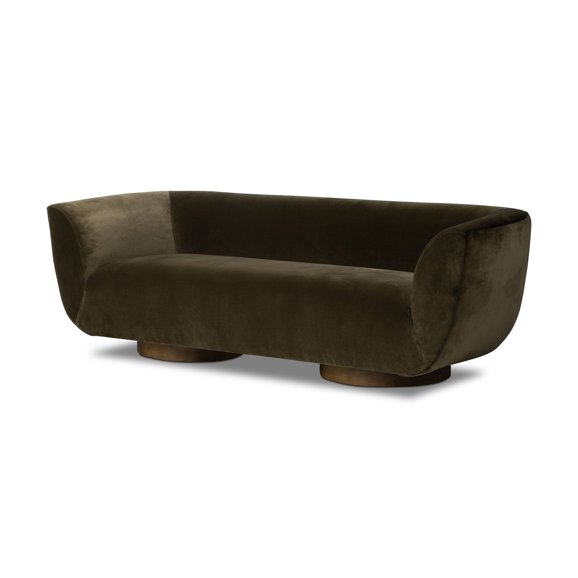 Harlyn Curved Pedestal Sofa | West Elm