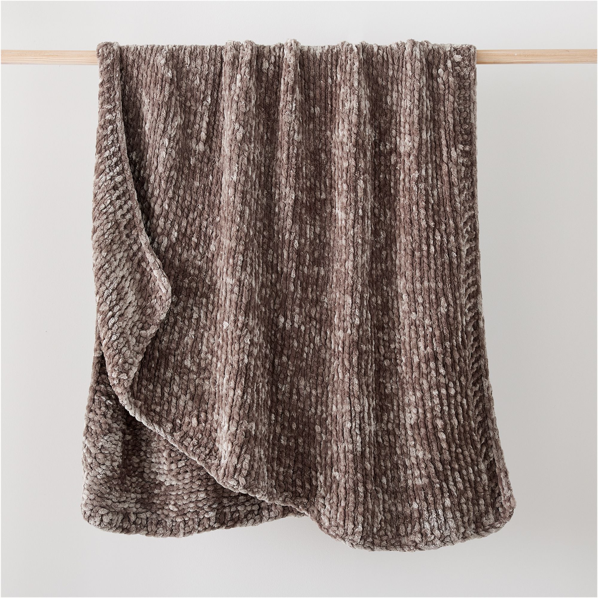 Chunky Luxury Chenille Throw | West Elm