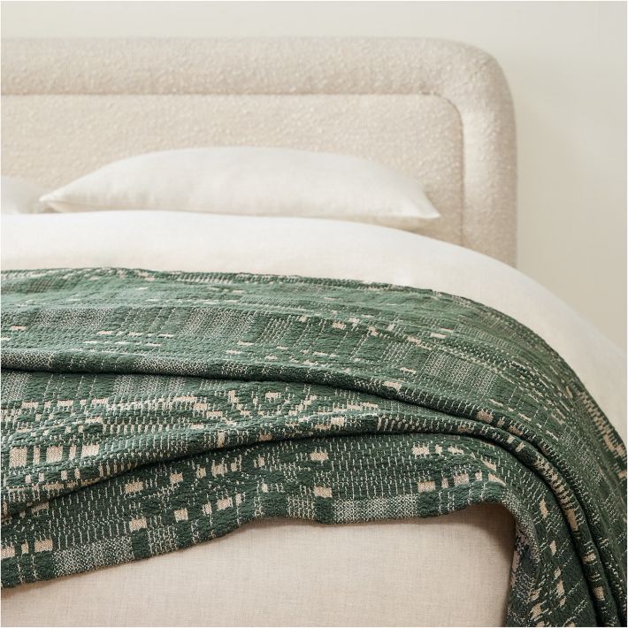 Green bed blanket discount