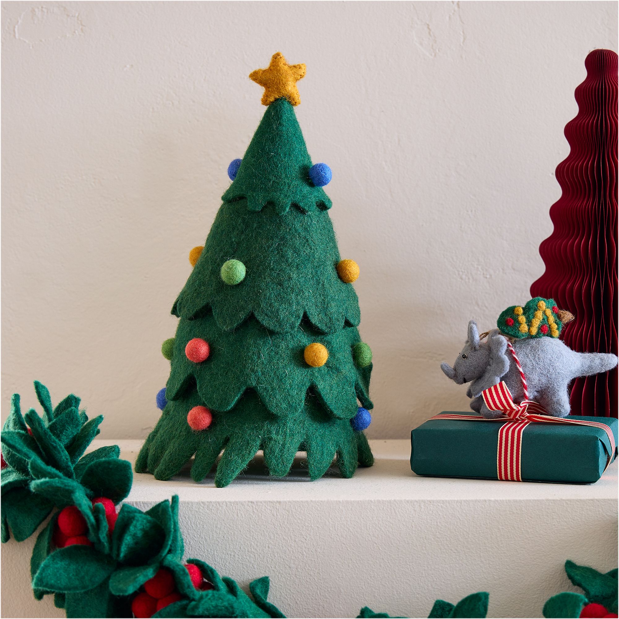 Felt Tabletop Christmas Tree | West Elm