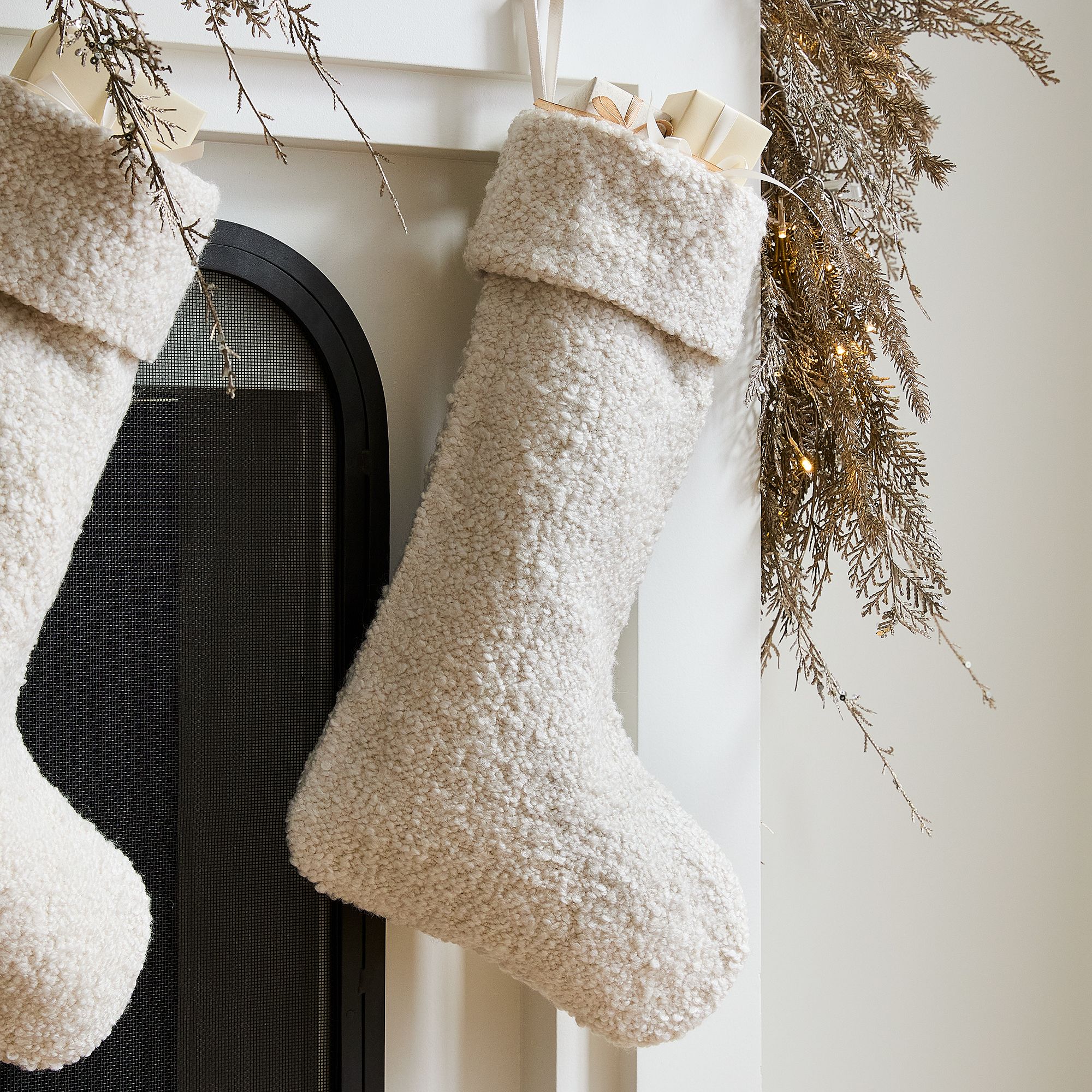 Boucle Stocking | West Elm