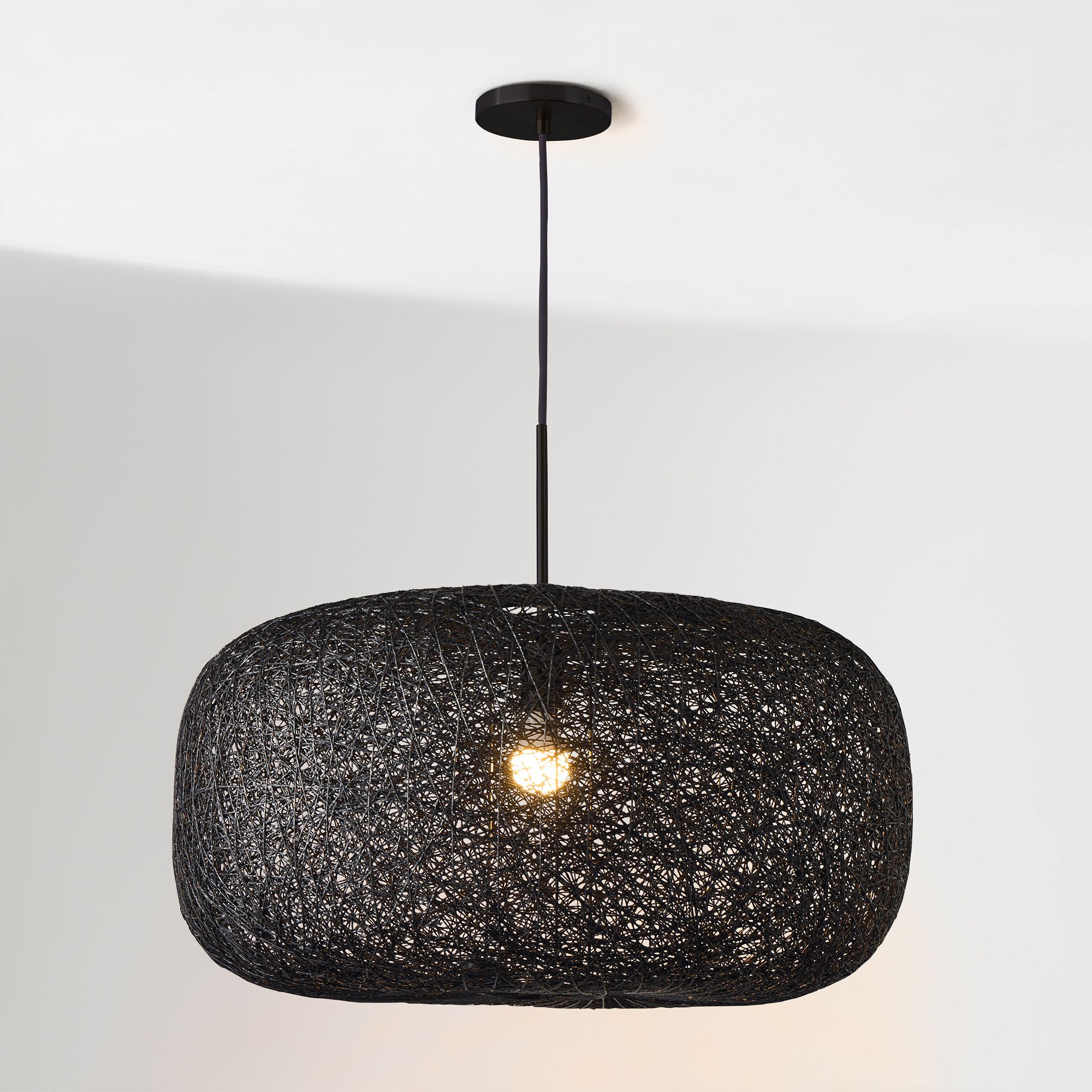 Open Weave Pendant Light (29.5") | West Elm