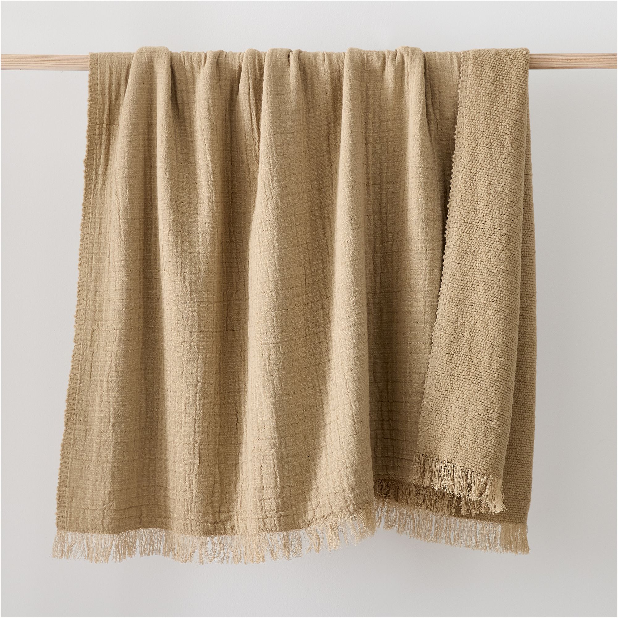 Boucle Gauze Throw | West Elm