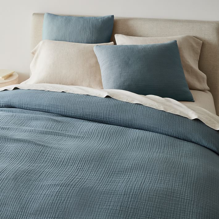 West Elm Dreamy hotsell Gauze Cotton Duvet Cover