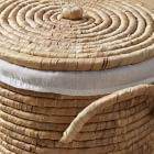 Woven Seagrass Lidded Hampers