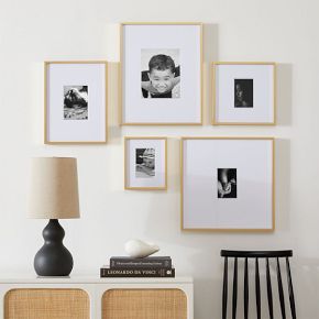 The Small-Space Organic Gallery Frames Set (Set of 5) | West Elm