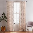 Bold Shape Curtain (Set of 2) - Misty Rose/Copper