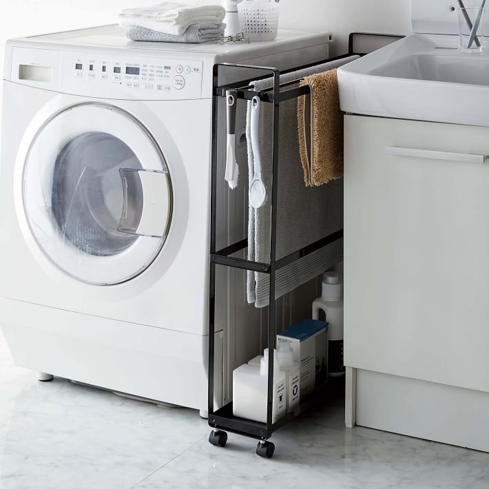 Yamazaki Tower Rack and Organizer — Black