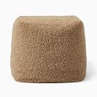 Cozy Faux Shearling Pouf