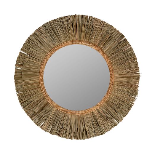 Sea Grass Round Wall Mirror | West Elm