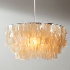 Capiz Round Chandelier (24&quot;)