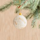 Beaded Felt Ball Ornament