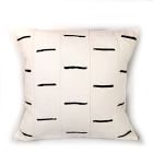 Tonga Pillow Cover - Black Dashes