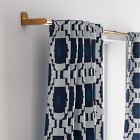 Bold Shape Curtain (Set of 2) - Midnight